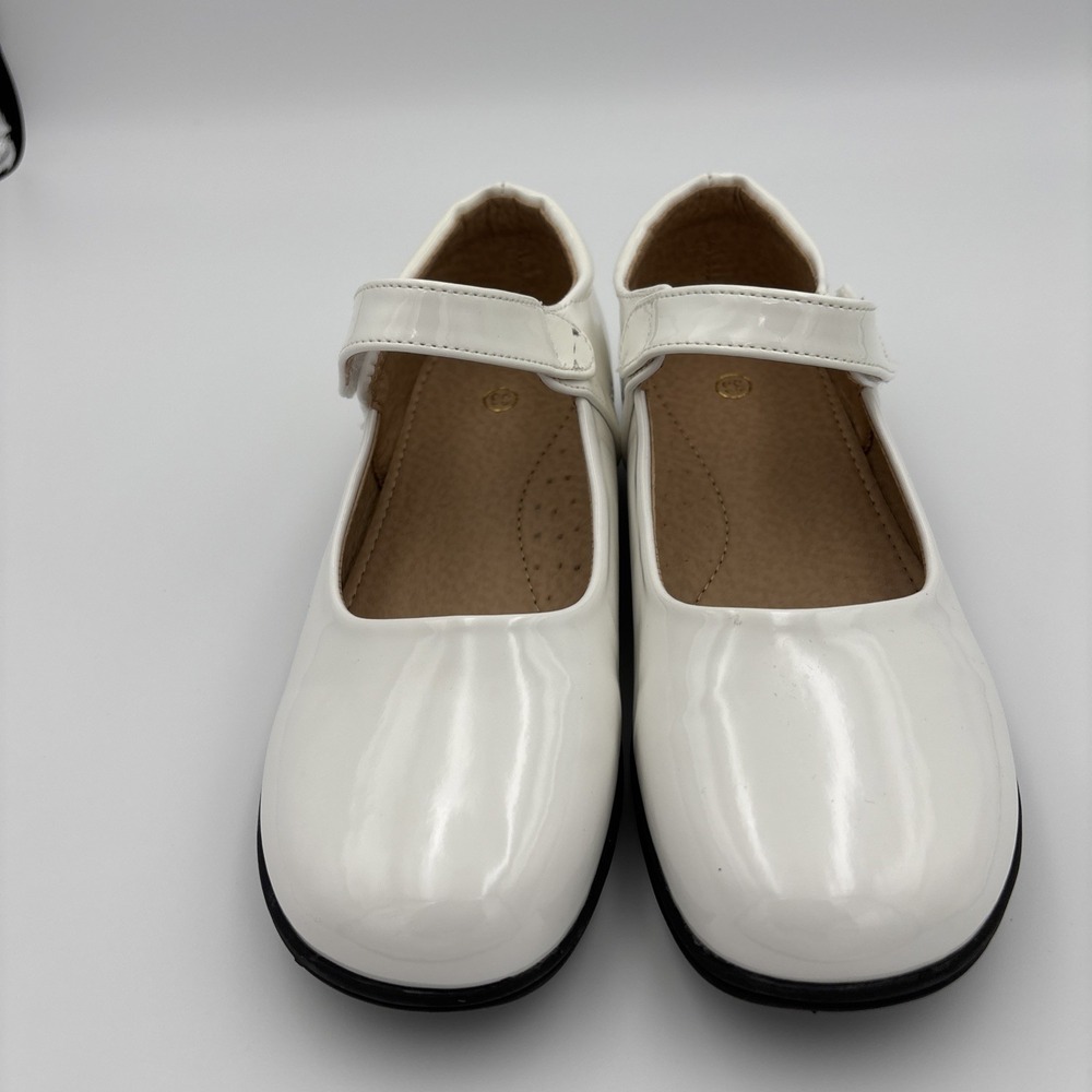 Girls Kids 2.5 /33 EUR Wedding Formal Dress School Mary Jane Patton Leather Shoe - Picture 2 of 13